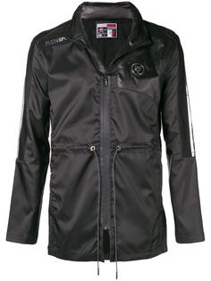 Plein Sport reflective tape zip up jacket