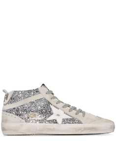 Golden Goose GG MID STAR GLTTR HT WHITE STAR