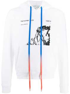 Off-White printed casual hoodie