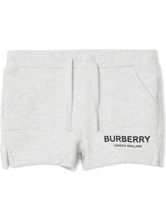 Burberry Kids шорты со шнурком и логотипом