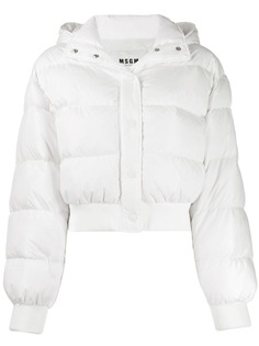 MSGM пуховик с логотипом