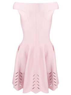 Alexander McQueen платье с открытыми плечами