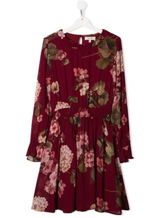 Twin-Set TEEN long sleeved pleated dress