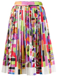 Missoni digital print pleated skirt