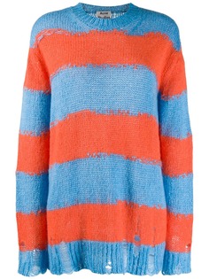 Acne Studios distressed striped sweater