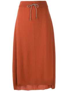Fabiana Filippi drawstring mid-length skirt