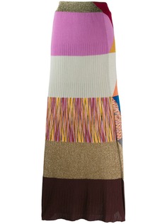 Missoni pattern mix knitted skirt