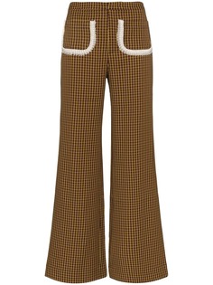 Shrimps houndstooth print trousers