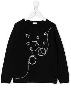 Il Gufo embroidered detail sweater