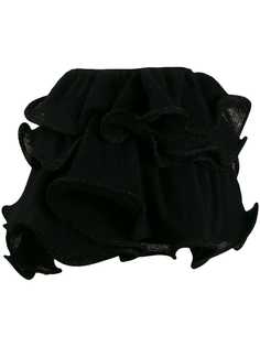 Laneus ruffle mini skirt