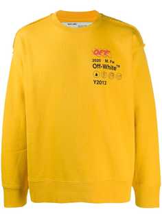 Off-White frayed details sweatshirt