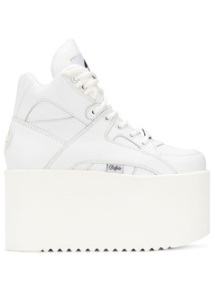 Buffalo platform high-top sneakers