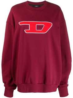 Diesel logo appliqué sweatshirt