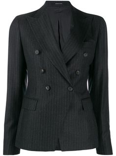 Tagliatore pinstripe fitted blazer