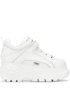 Buffalo platform lace-up sneakers