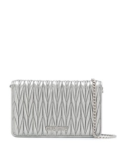 Miu Miu Matelassé leather cross-body bag