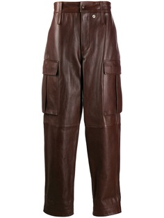 Acne Studios Leather cargo trousers