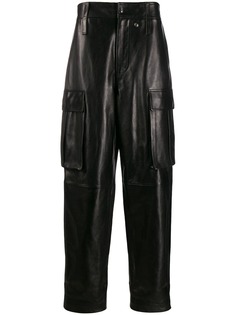 Acne Studios Leather cargo trousers