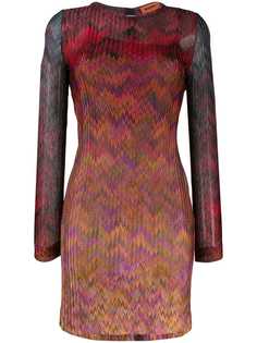 Missoni chevron-print dress