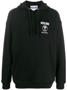 Moschino logo print hoodie