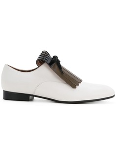 Marni лоферы с бахромой