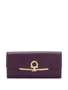 Salvatore Ferragamo Gancini clasp continental wallet