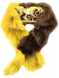 Versace faux fur scarf