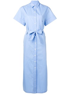 Maison Kitsuné платье-рубашка с поясом