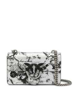 Pinko Mail print shoulder bag