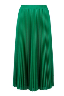 Плиссированная юбка зеленого цвета RED Valentino