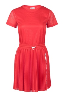 Красное платье-футболка с отделкой RED Valentino