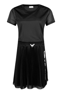 Черное платье-футболка с отделкой RED Valentino