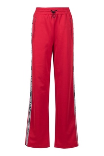 Красные брюки-джоггеры с лампасами RED Valentino