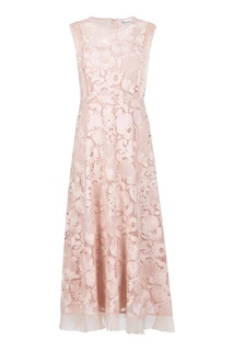 Кружевное платье с тюлевыми оборками RED Valentino