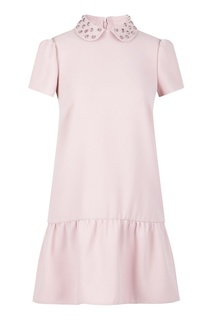 Розовое платье-торсо RED Valentino