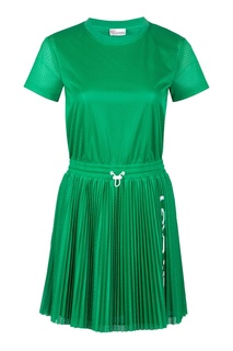 Зеленое платье-футболка с отделкой RED Valentino