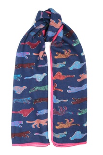Шарф с разноцветным узором Paul Smith