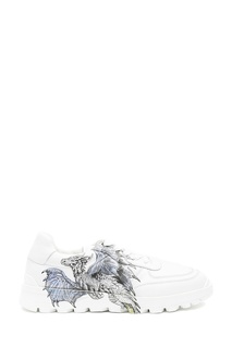 Белые кроссовки с контрастным рисунком Etro