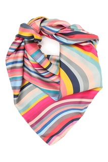 Шелковый платок в полоску Paul Smith
