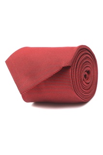 Красный галстук с отделкой и логотипом Etro