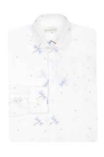 Белая рубашка с вышивкой Etro
