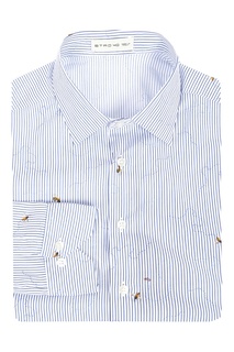 Рубашка в полоску с рисунком Etro