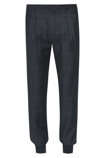 Брюки в клетку с манжетами Paul Smith