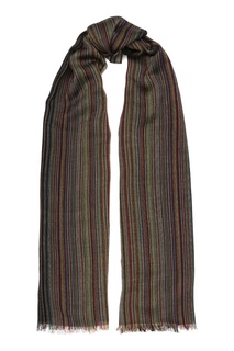 Шарф из шерсти с узором Paul Smith
