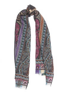Разноцветный шарф с узором Etro