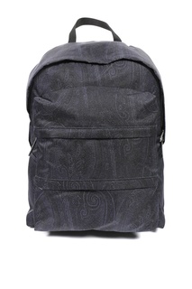 Черный рюкзак с узором Etro