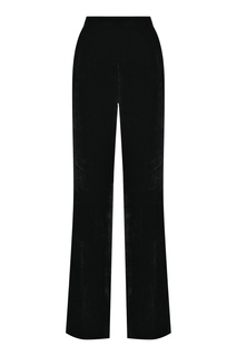 Черные бархатные брюки-палаццо Etro
