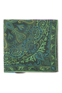 Сине-зеленый платок с орнаментом Etro