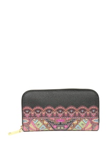 Черный кошелек с орнаментами Etro