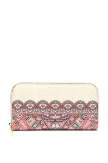 Бежевый кошелек с узорами Etro